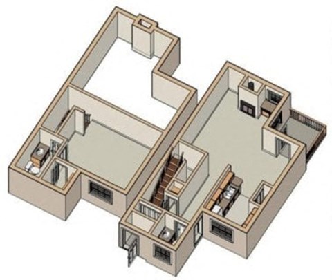 a floor plan of a house